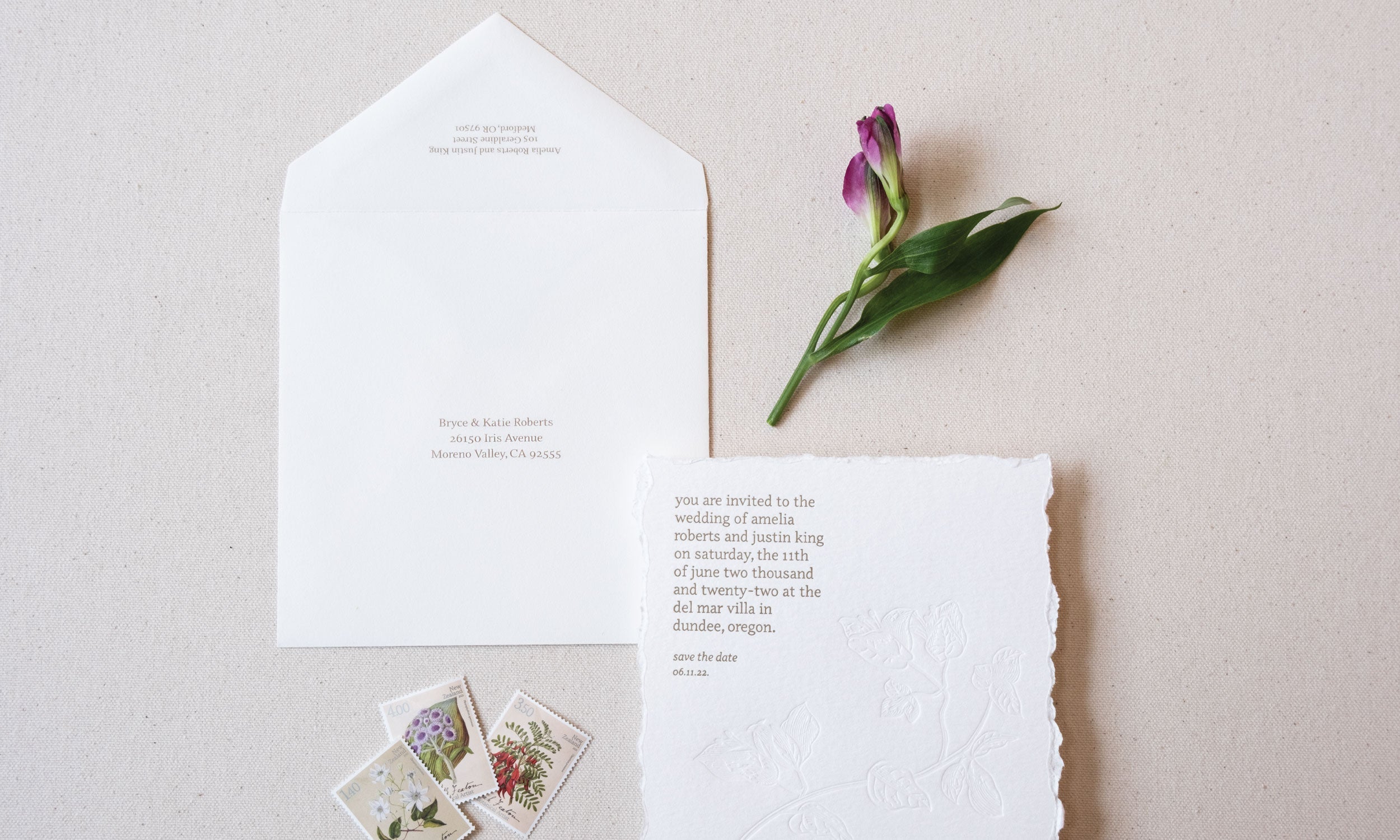 How to Address Your Save the Dates Like a Pro