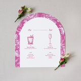 French Elegance Arched Bar Menu