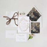 Secret Garden Wedding Invitation Suite