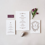 Romantic Florals Wedding Day Signage Bundle