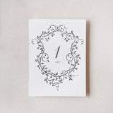 Romantic Florals Table Numbers