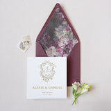 Romantic Florals Save the Date