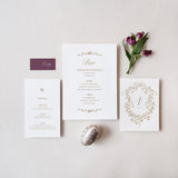 Romantic Florals Wedding Day Signage Bundle