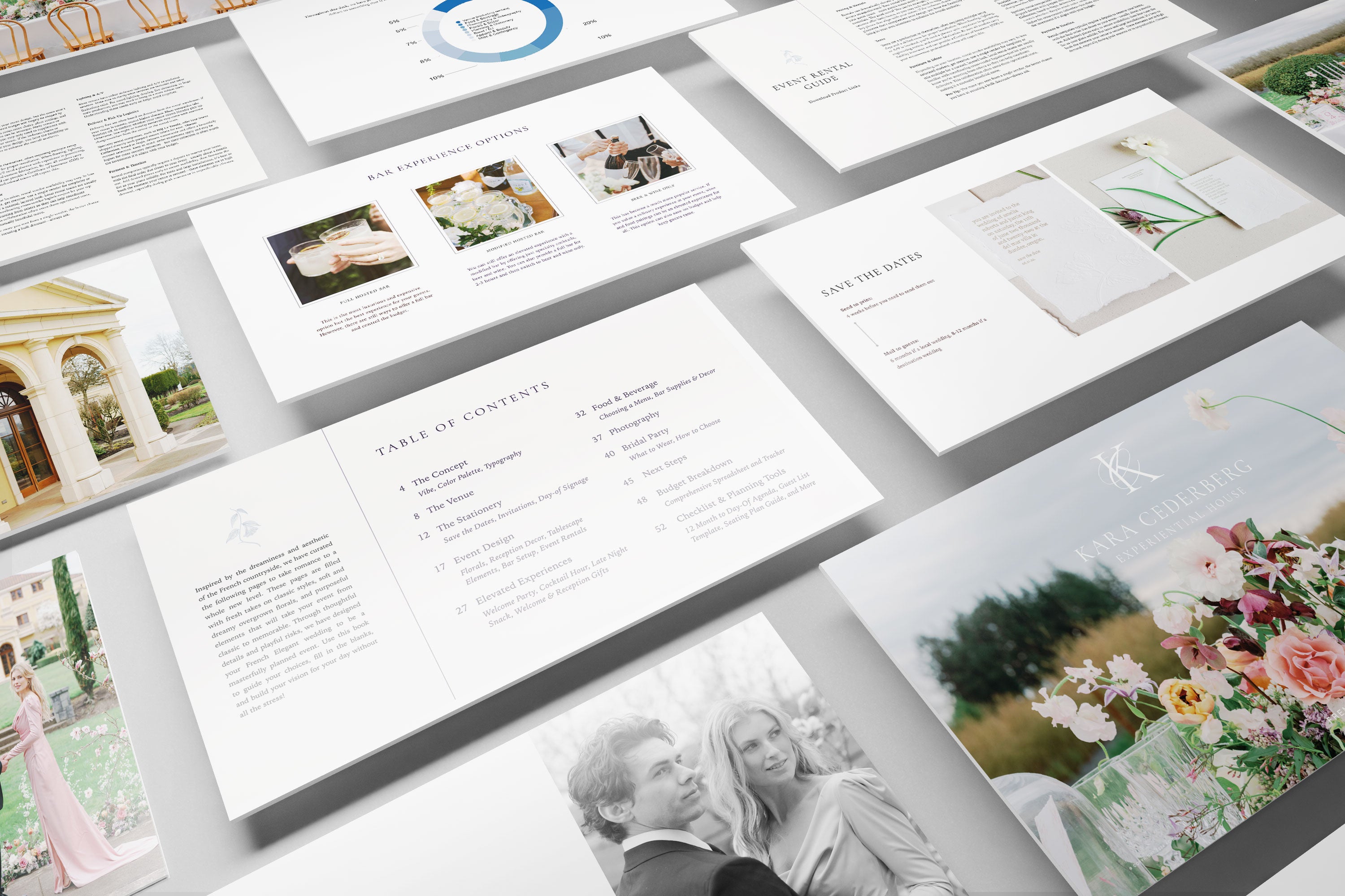 French Elegance Wedding Planner & Design Guide