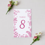 French Elegance Table Numbers