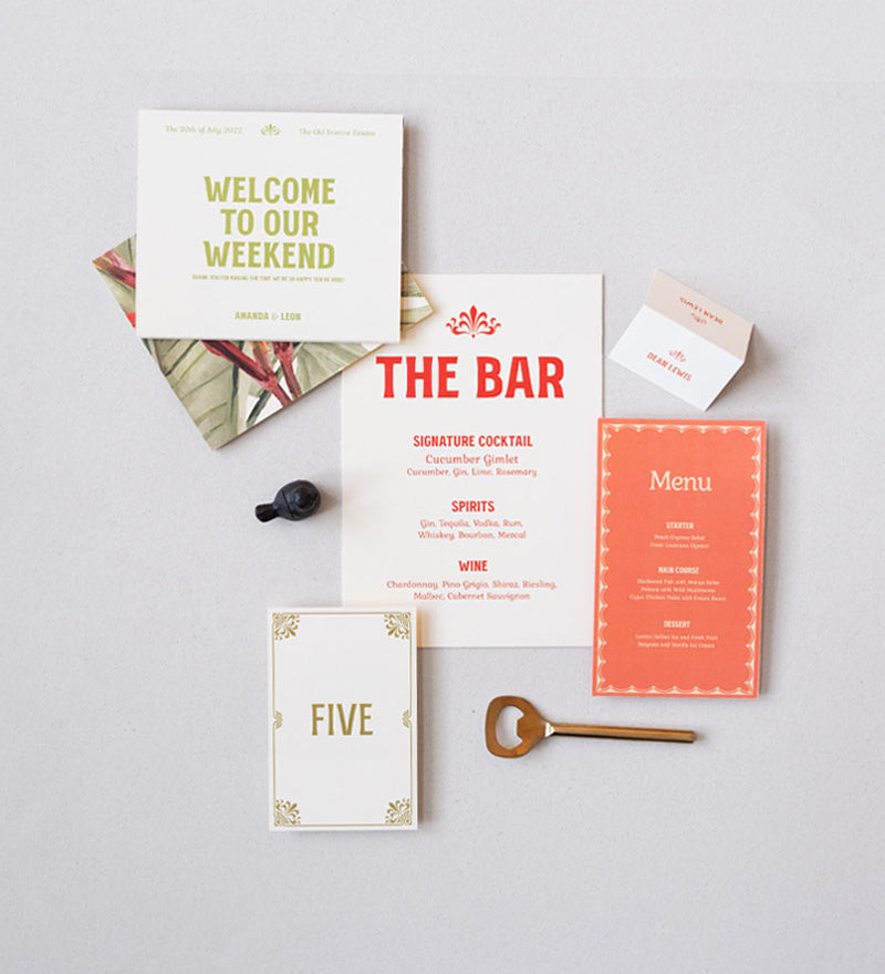 New Orleans Vintage Wedding Day Signage Bundle