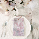 Romantic Florals Dinner Menu & Place Card Set