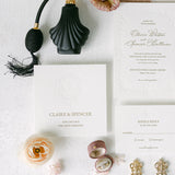Romantic Florals Wedding Announcement Bundle