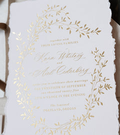 Secret Garden Wedding Invitation Suite