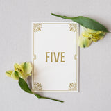 New Orleans Vintage Table Number