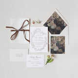 Secret Garden Wedding Invitation Suite